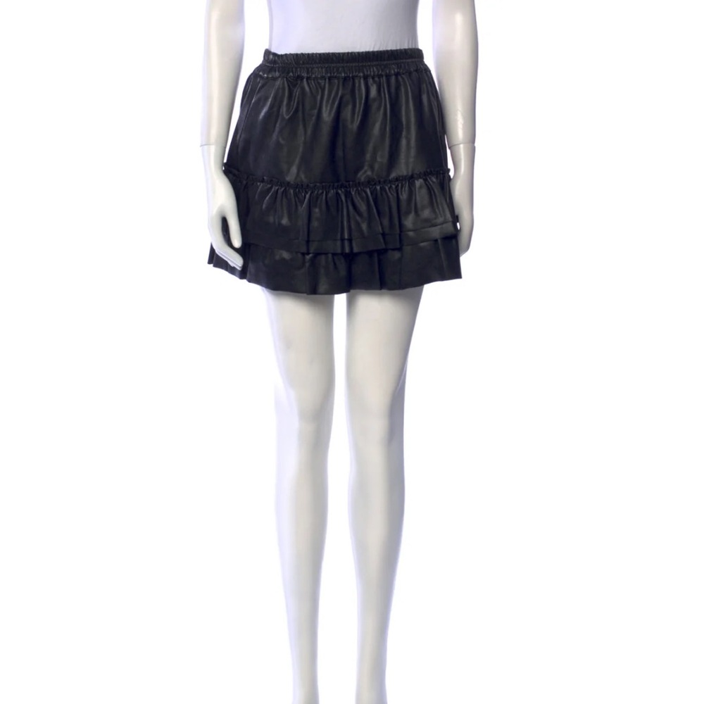 GENERATION LOVE Rafaella Vegan Leather Mini Skirt - Picture 12 of 12